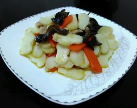 荸荠炒肉丝[图]