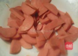 土豆炒火腿的做法图解2