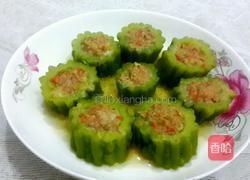 苦瓜酿肉的做法图解7
