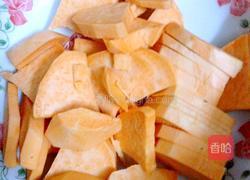 香芒红薯芝麻球的做法图解1