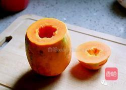 椰奶木瓜冻的做法图解3