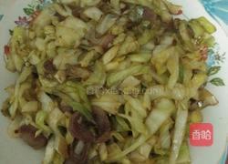 腊肠茴子白的做法图解5