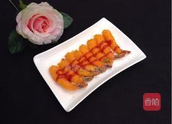 黄金炸虾的做法图解9