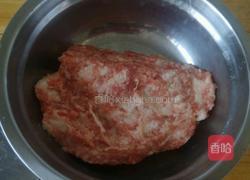 小白菜丸子汤的做法图解1