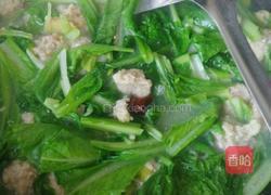 小白菜丸子汤的做法图解8