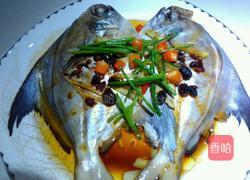 豆豉蒸鯧鳊鱼的做法图解8