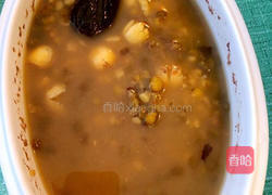 绿豆莲子汤的做法图解4