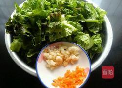 蒜香莴笋叶的做法图解1