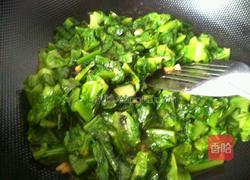 蒜香莴笋叶的做法图解3