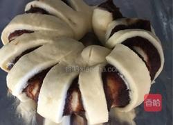 豆沙花式面包的做法图解4