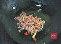 云豆丝炒香肠的做法图解5