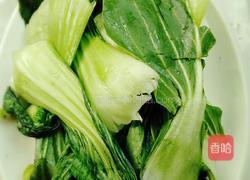 香菇青菜的做法图解1