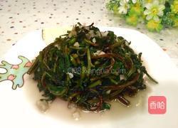 蒜蓉枸杞芽的做法图解7