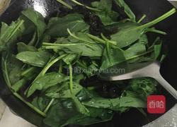 菠菜木耳的做法图解3