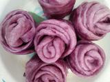 紫薯玫瑰花馒头的做法[图]