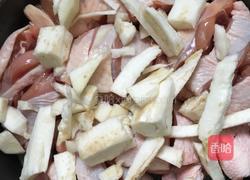 黄油淋鸡配茄子件的做法图解3