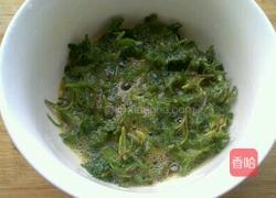 菊花芽鸡蛋饼的做法图解3