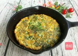 Chrysanthemum Bud Egg Pancake Recipe Illustration 6