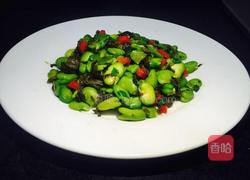 炒蚕豆的做法图解12