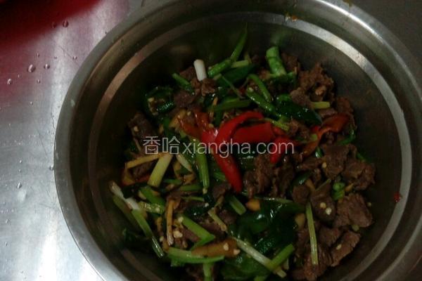 小炒牛肉