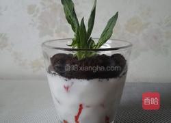 草莓酸奶盆栽的做法图解7