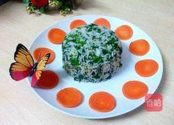 菜心炒饭的做法图解6