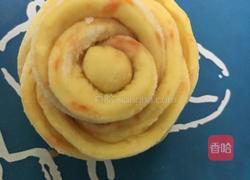 红萝卜玫瑰馒头的做法图解4