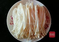黄瓜拌金针菇的做法图解2