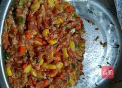 玉米肉馅蒸饺的做法图解4