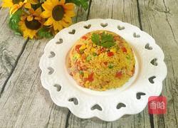 蒜香鸡肉咖喱炒饭的做法图解15