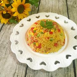 蒜香鸡肉咖喱炒饭的做法[图]
