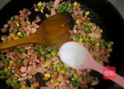 蒜香鸡肉咖喱炒饭的做法图解6