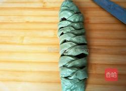 绿茶蜜豆面包的做法图解4