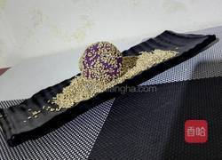 豆沙紫薯麻球的做法图解5