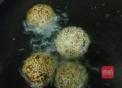 豆沙紫薯麻球的做法图解6