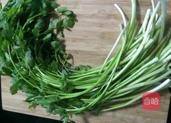 野芹炒腊肉的做法图解1