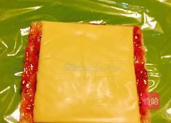 果酱芝士卷（海苔芝士卷，海苔沙拉芝士卷，海苔千岛芝士卷）的做法图解3