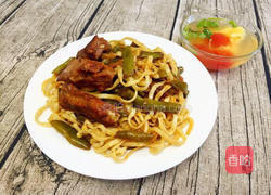 排骨豆角焖面的做法图解14