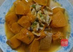 瘦肉焖南瓜的做法图解9