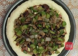 培根比萨的做法图解8