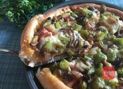 培根比萨的做法图解12