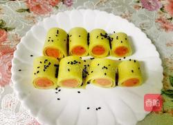 鸡蛋饼卷。的做法图解13