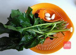 蒜末菠菜的做法图解1