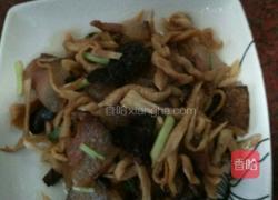 腊肉炒萝卜干的做法图解5
