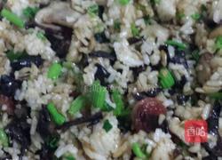 香菇木耳腊肠饭的做法图解7