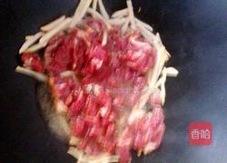 姜丝萝卜炒牛肉的做法图解6