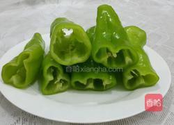青椒酿肉的做法图解2