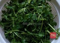 西洋菜肉末汤的做法图解1