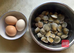 青蛤蒸水蛋的做法图解1