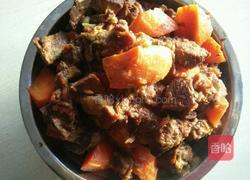 胡萝卜炖牛肉的做法图解4